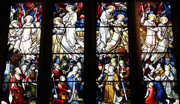 Yardley Old Church Window, by Mary Wright