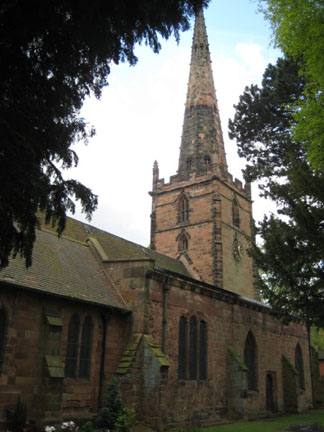 Yardley Old Church, by Mary Wright